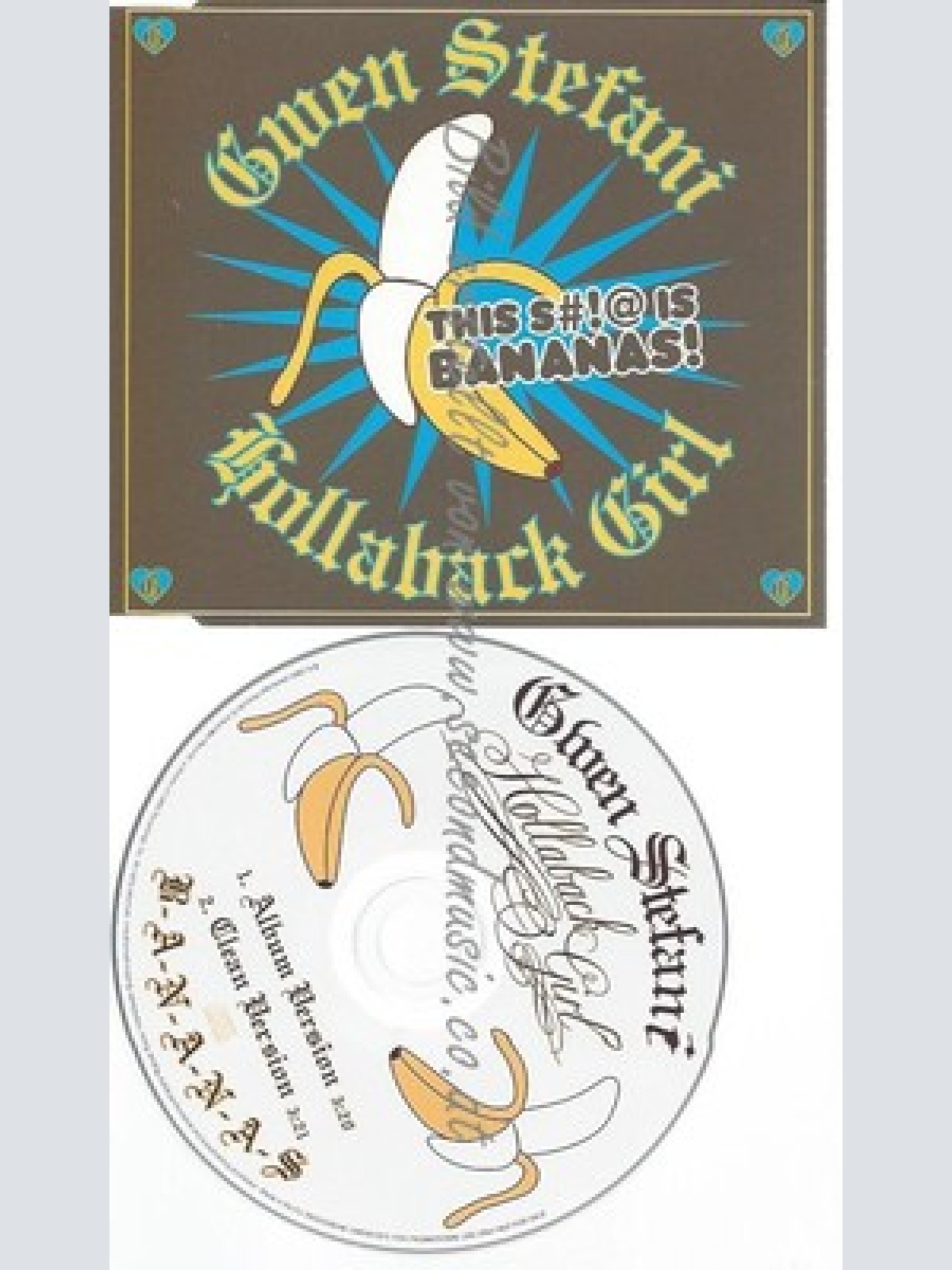 PROMO CD--GWEN STEFANI --HOLLABACK GIRL -- 2TR