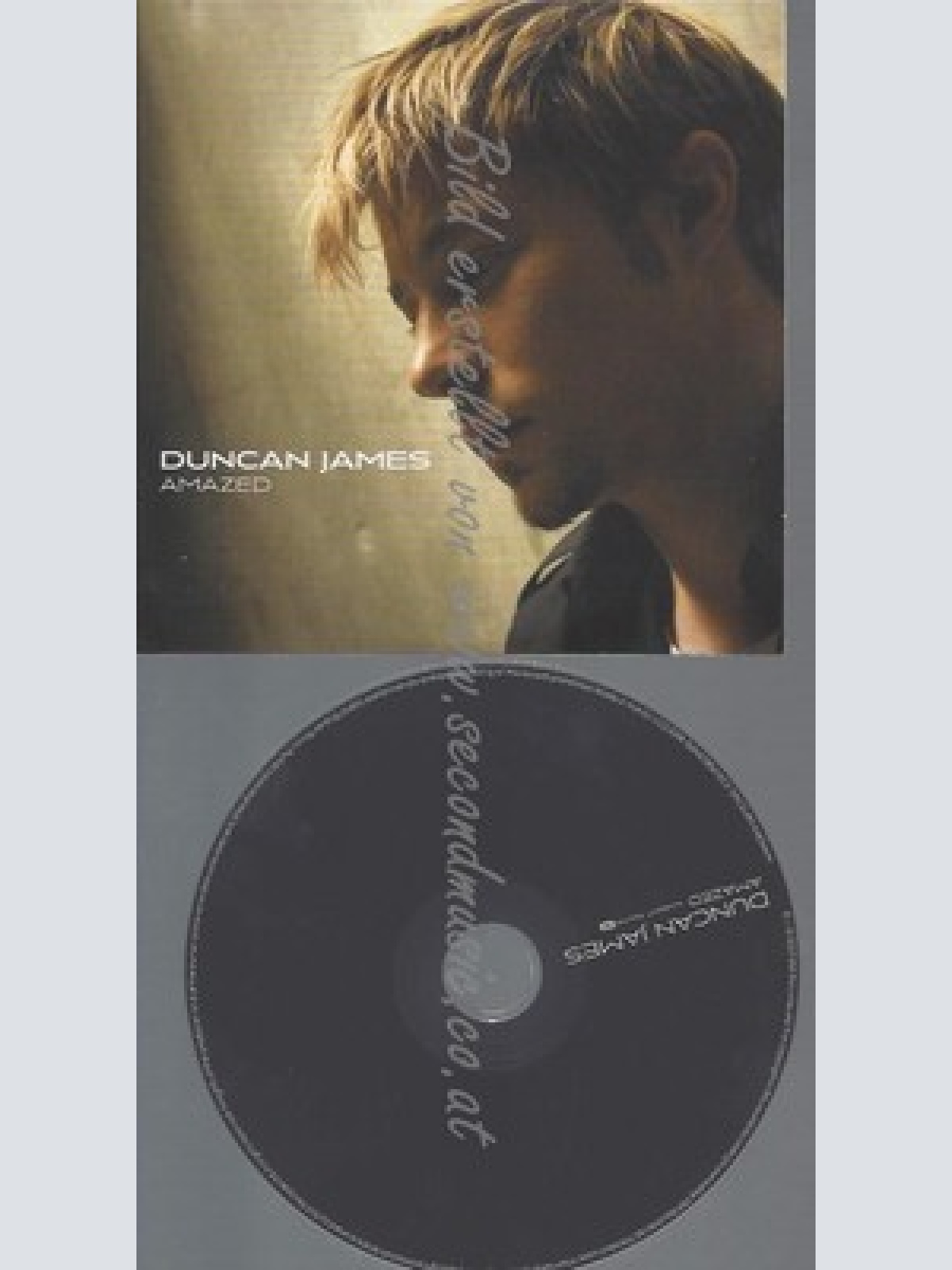 PROMO CD--DUNCAN JAMES--AMAZED--1TRACK