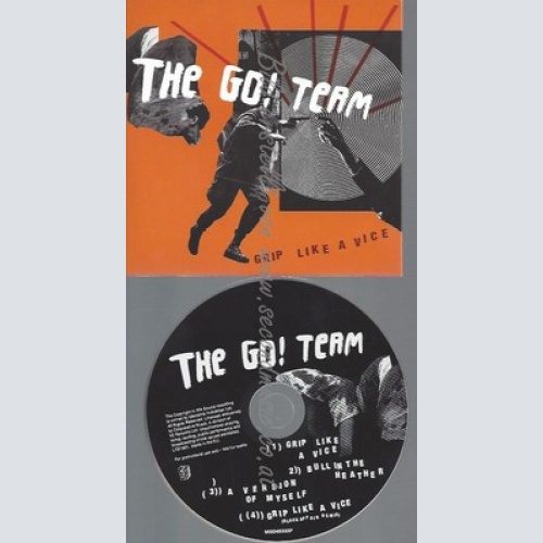 PROMO CD--THE GO TEAM--GRIP LIKE A VICE--4TR