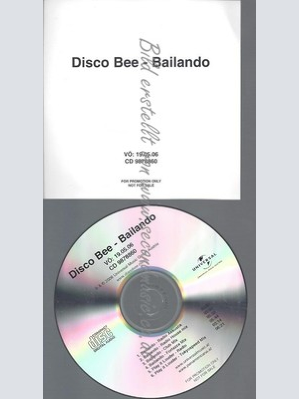 PROMO CD--DISCO BEE--BAILANDO--6TR