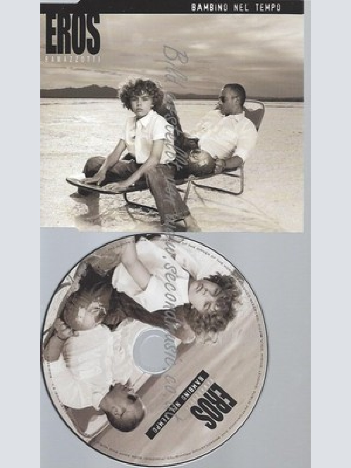 PROMO CD--EROS RAMAZZOTTI--BAMBINO NEL TEMPO --