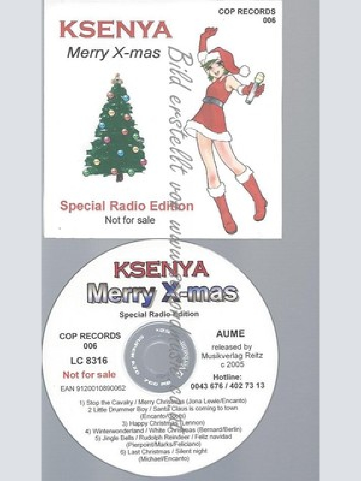 PROMO CD--KSENYA--MERRY X-MAS--6 TR