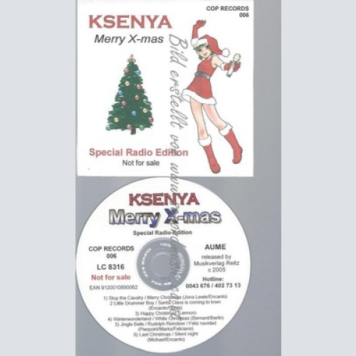 PROMO CD--KSENYA--MERRY X-MAS--6 TR