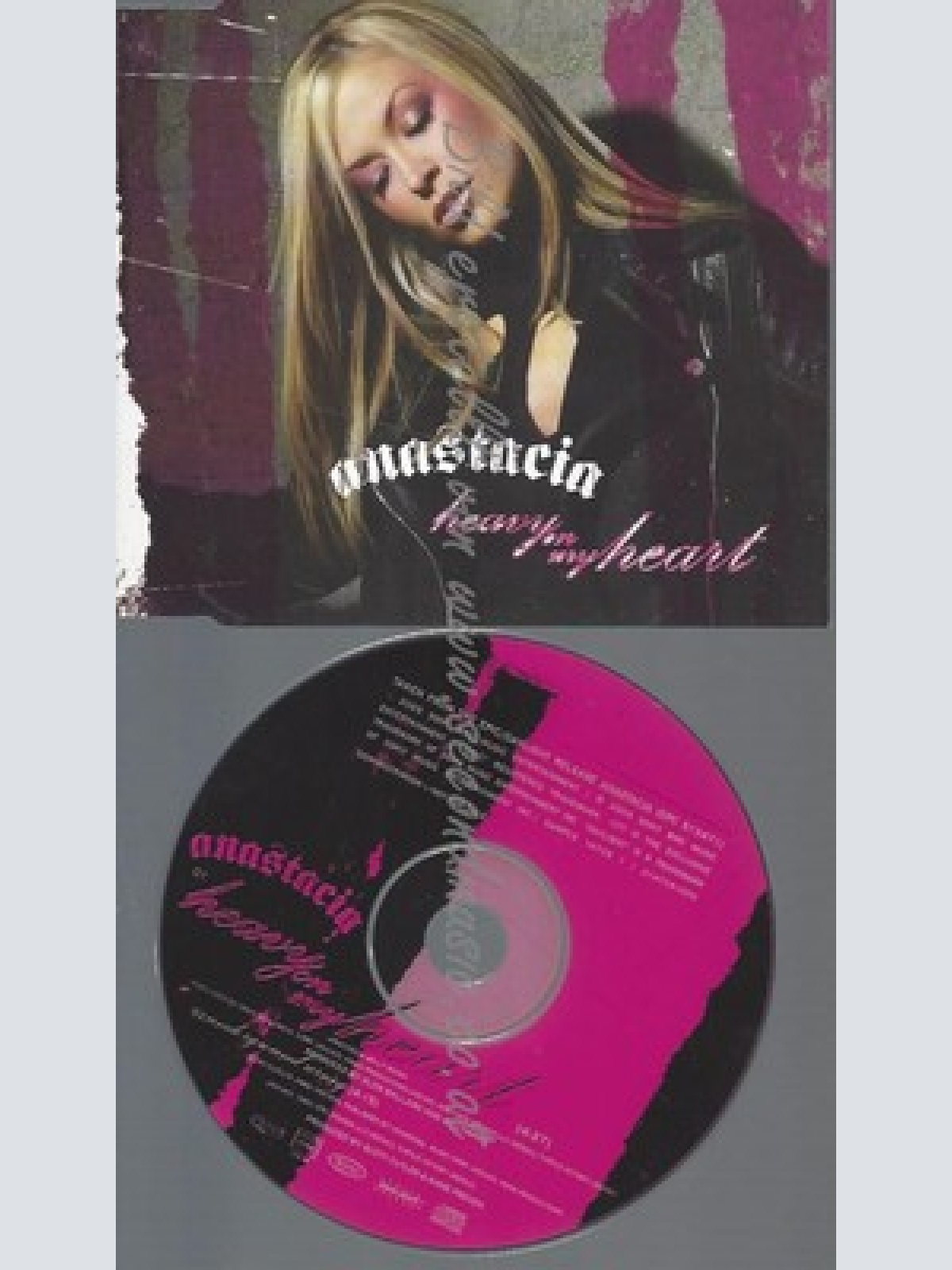 PROMO CD--ANASTACIA--HEAVY ON MY HEART -- 2TR