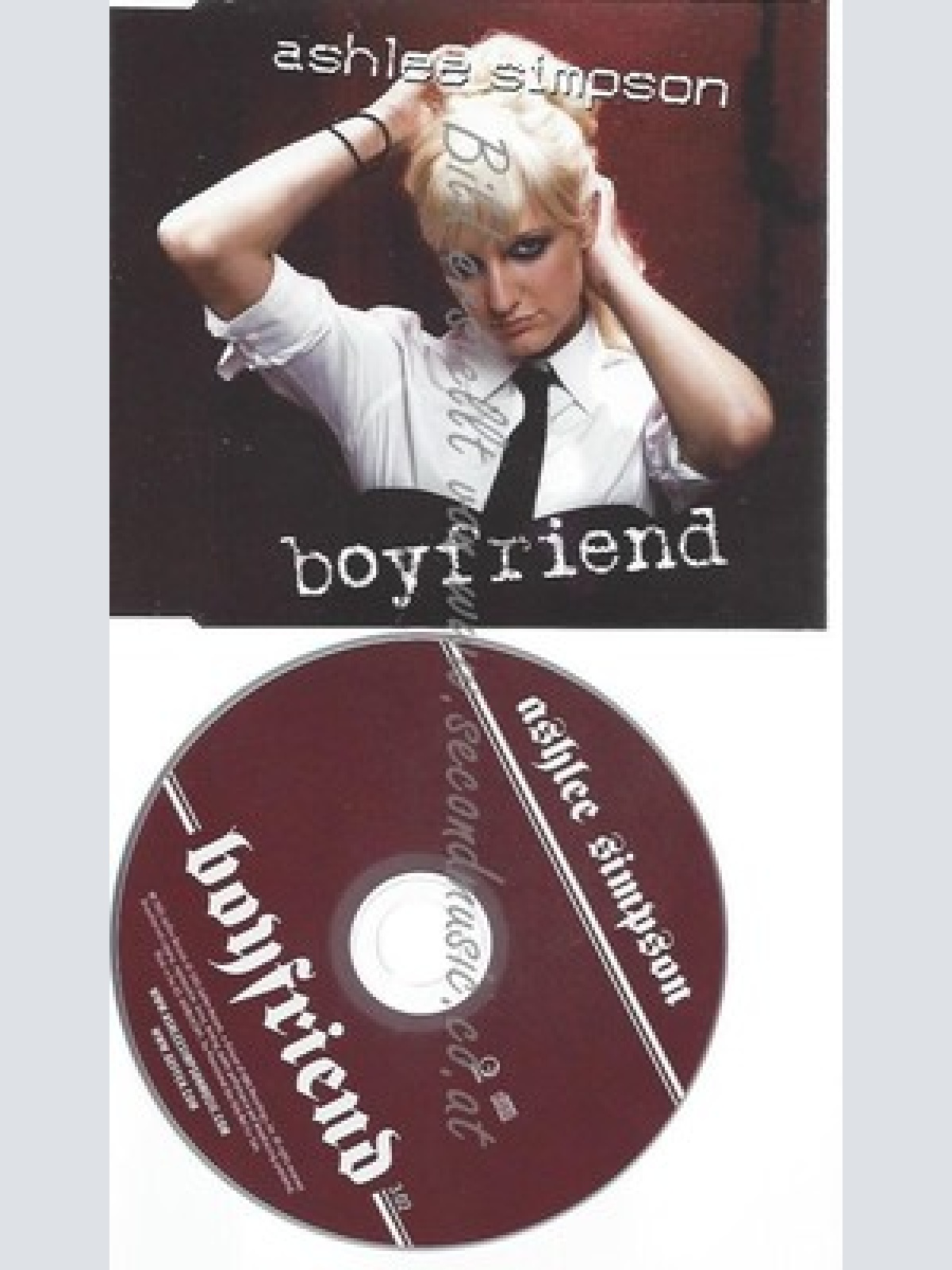 PROMO CD--ASHLEY SIMPSON--BOYFRIEND --1TR