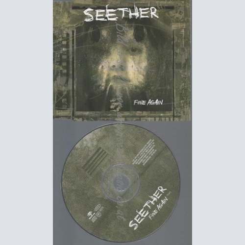 PROMO CD--SEETHER -- FINE AGAIN --1 TR
