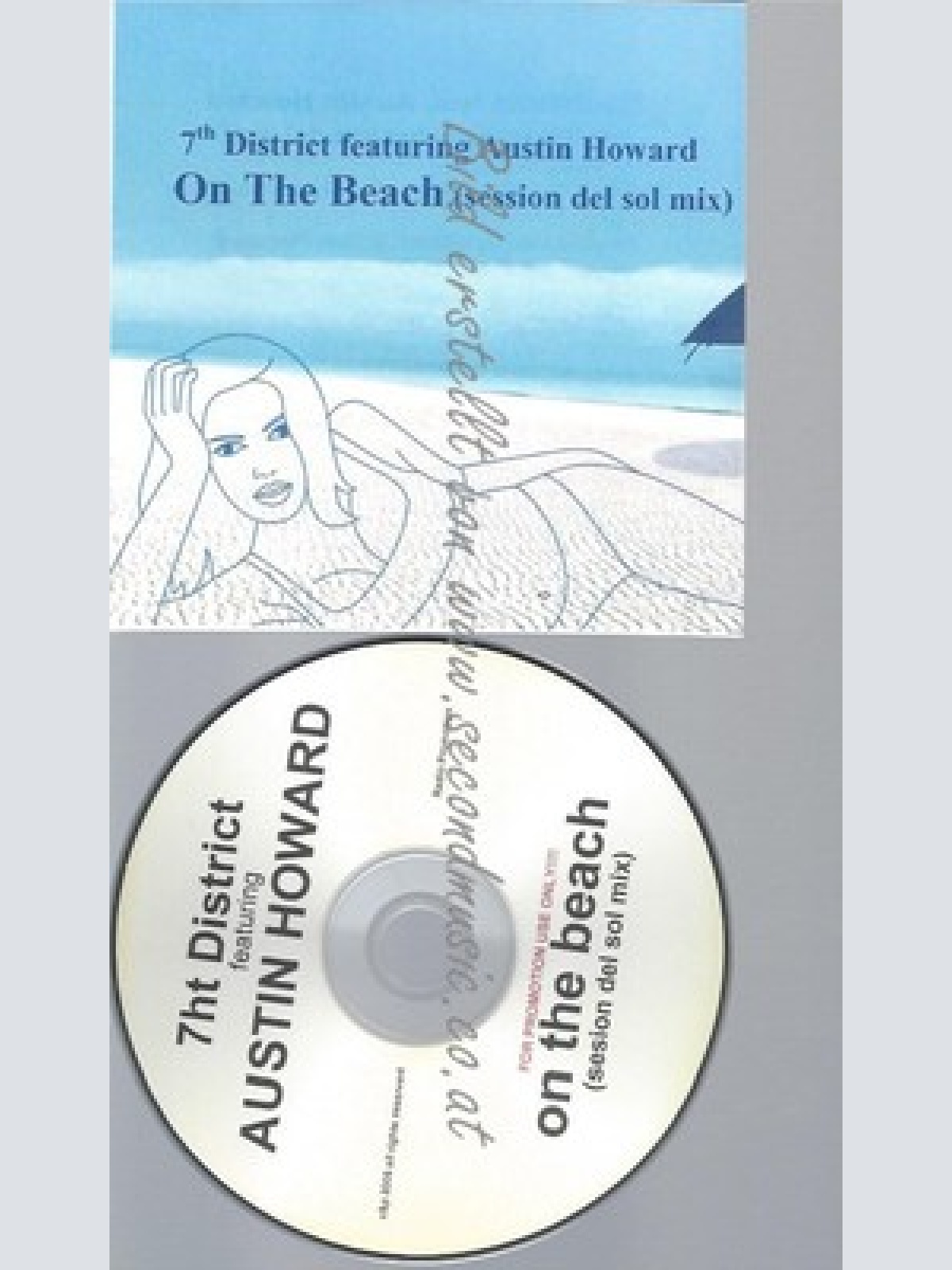PROMO CD--7HT DISTRICT FEAT AUSTIN HOWARD --ON THE BEACH --