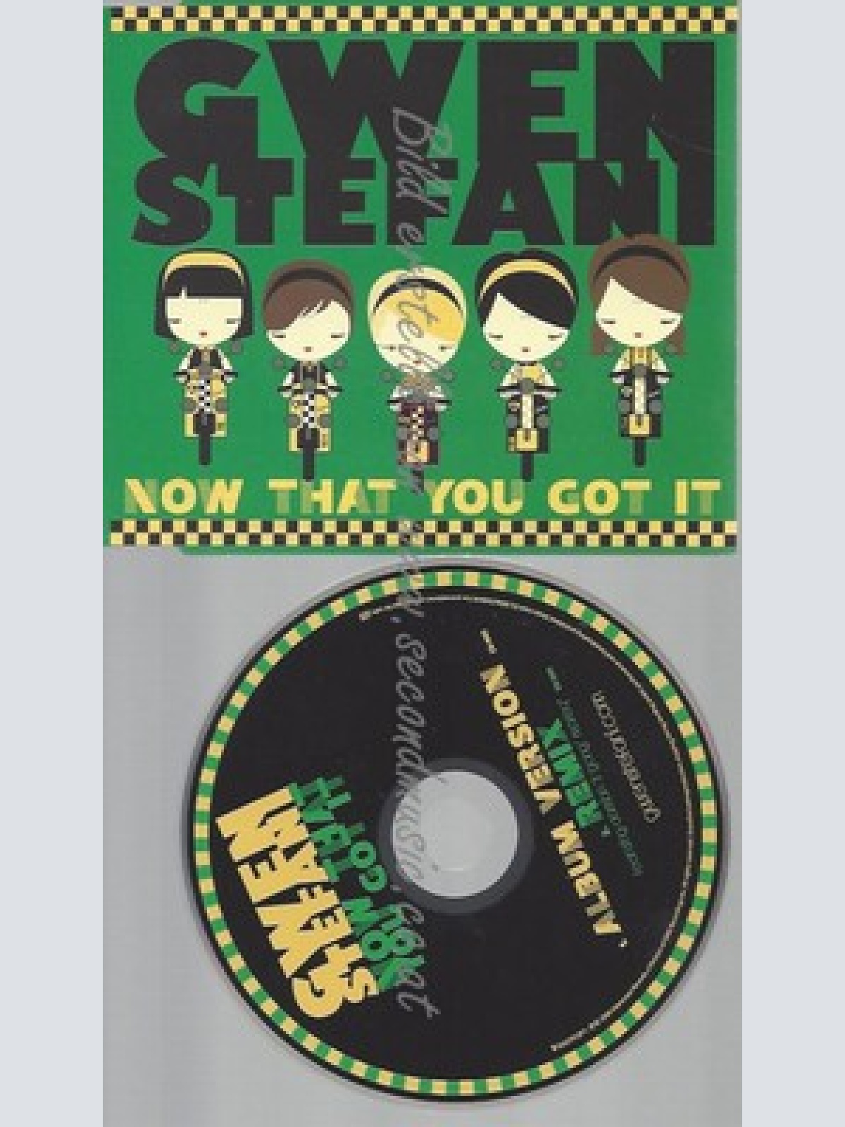 PROMO CD--GWEN STEFANI--NOW YOU GOT IT --2 TR