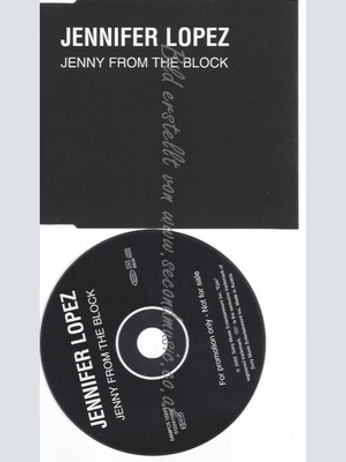 PROMO CD--JENNIFER LOPEZ --JENNY FROM THE BLOCK --2TR