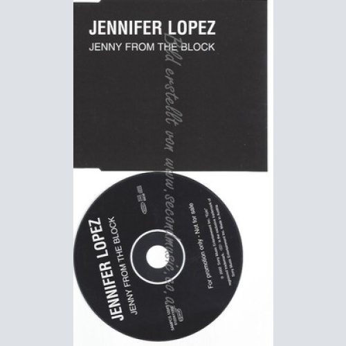 PROMO CD--JENNIFER LOPEZ --JENNY FROM THE BLOCK --2TR
