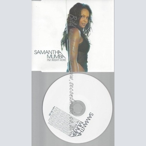PROMO CD--SAMANTHA MUMBA--IM RIGHT HERE--2 TR