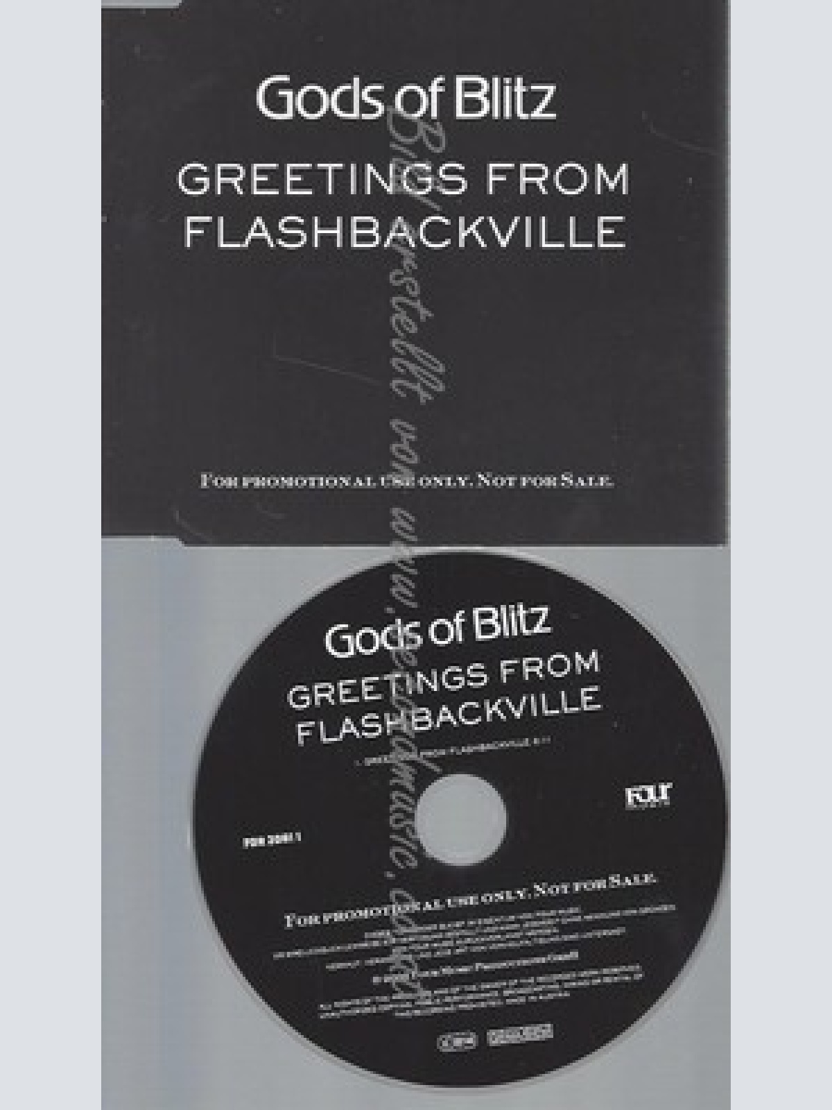 PROMO CD--GOODS OF BLITZ--GREETINGS FROM FLASHBACKVILLE--1 TR