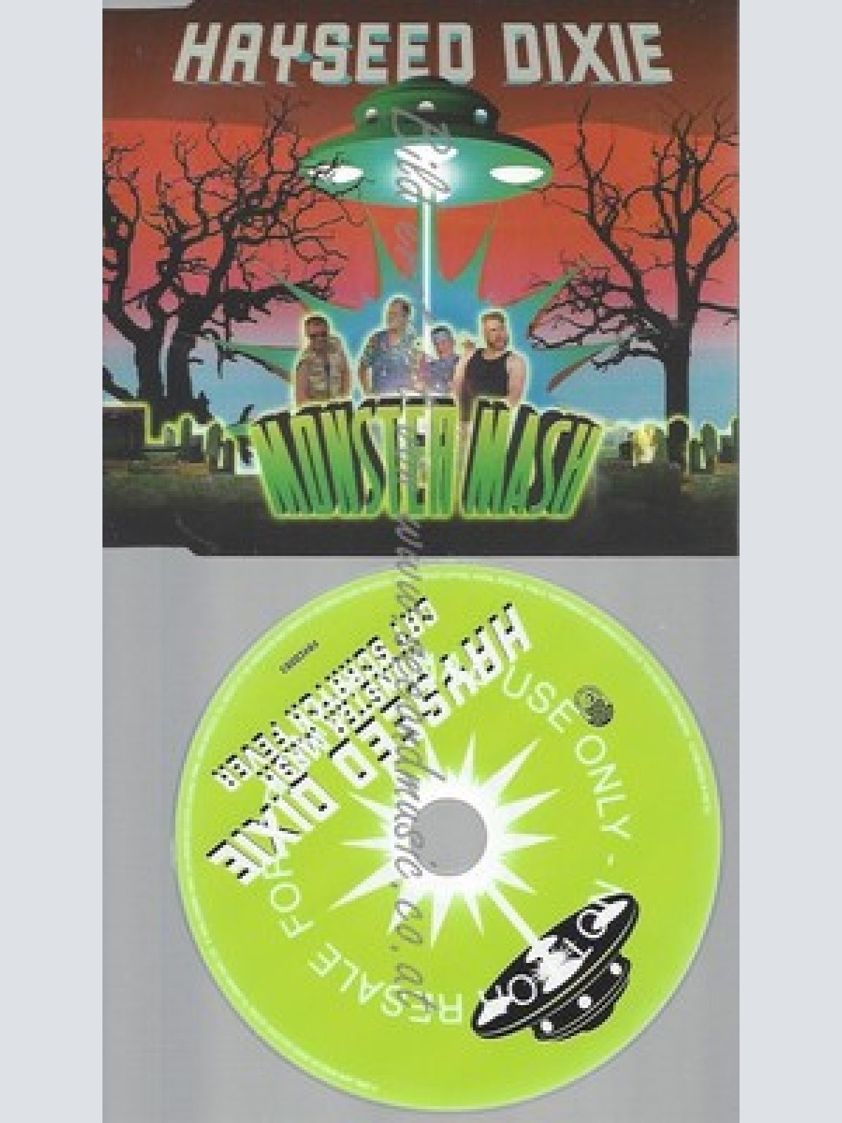 PROMO CD--HAYSEED DIXIE--MONSTER MASH--2 TR