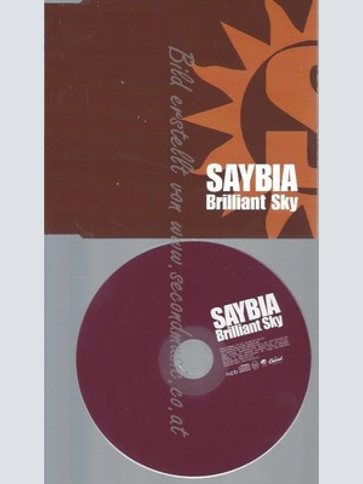 PROMO CD--SAYBIA--BRILLIANT SKY --1TR