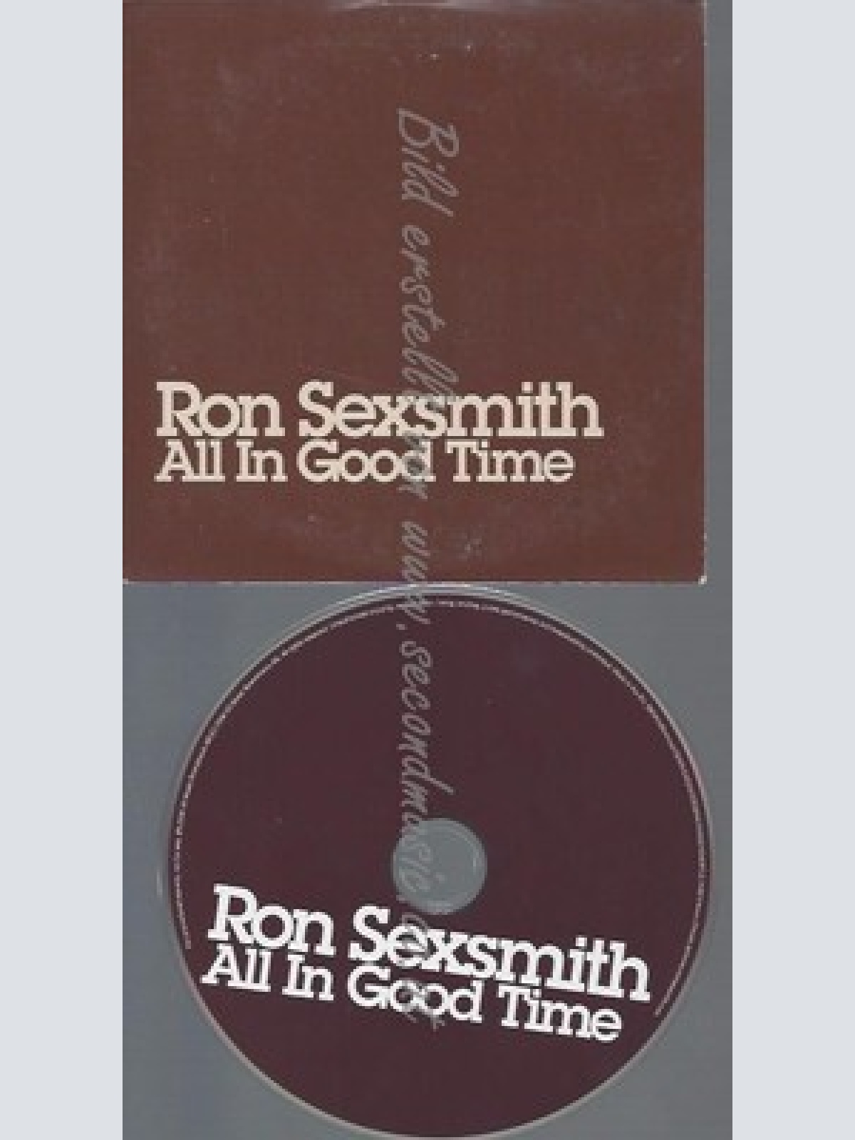 PROMO CD--RON SEXSMITH--ALL IN GOOD TIME--1TR