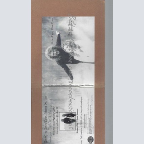 PROMO CD--ROBERT PLANT--ALISON KRAUSS--GONE GONE GONE