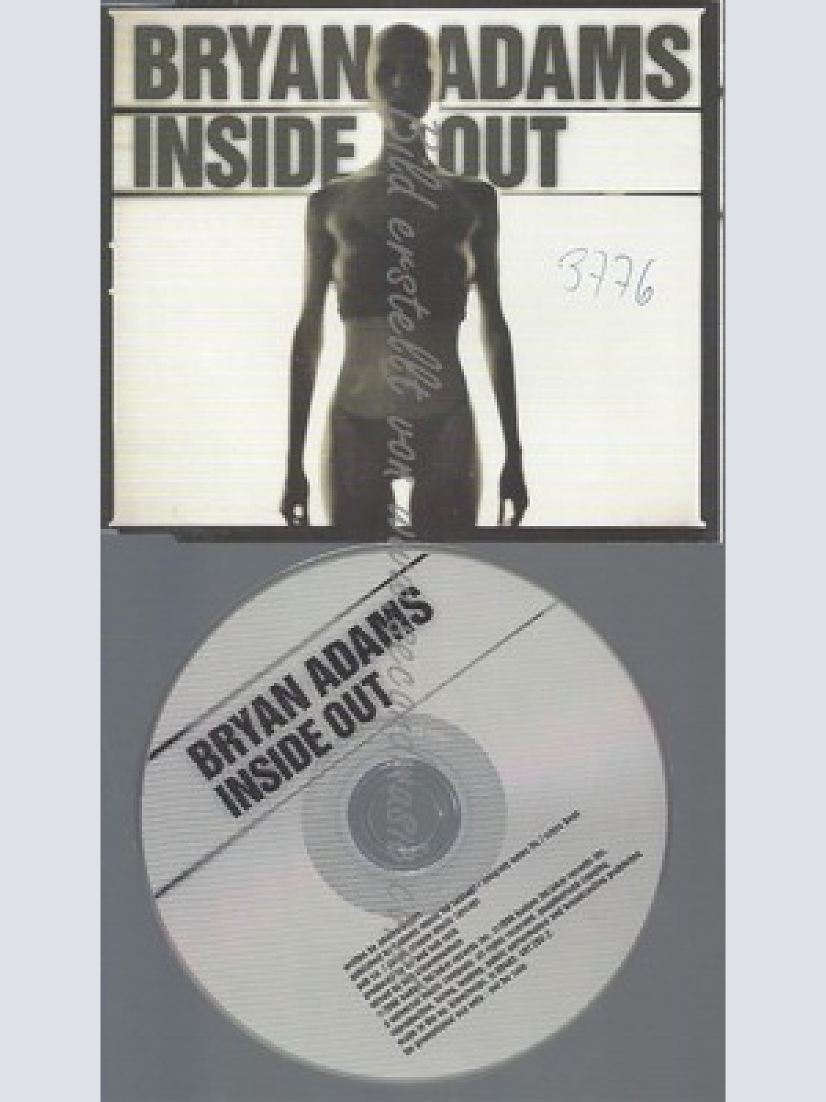 PROMO CD--BRYAN ADAMS --INSIDE OUT --1TR