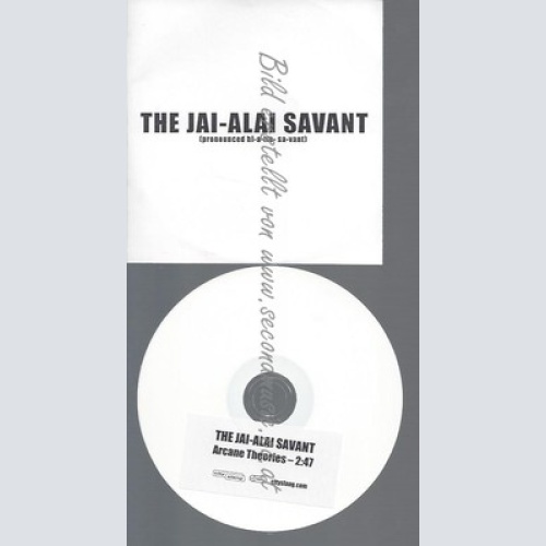 PROMO CD--THE JAI-ALAI SAVANT--ARCANE THEORIES--1TR