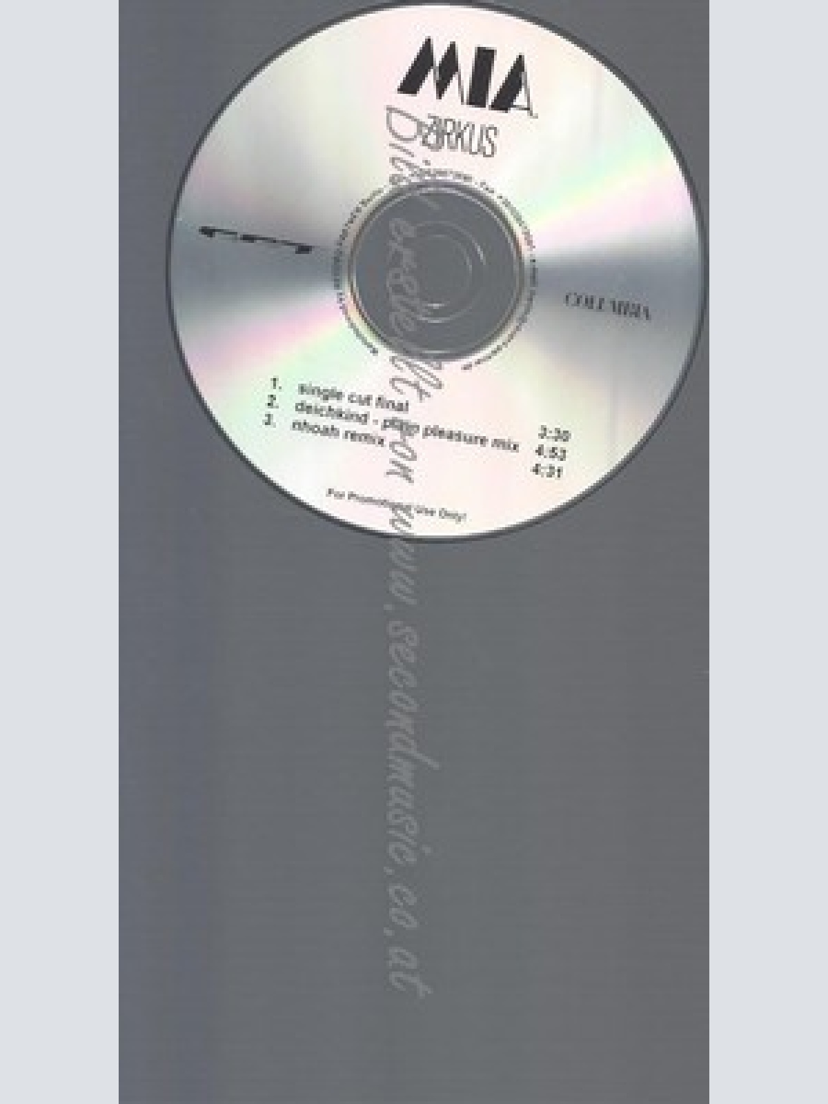 PROMO CD--MIA--ZIRKUS--3TR