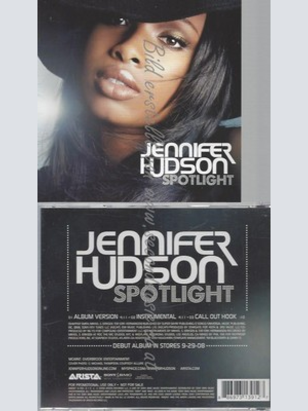 PROMO CD--JENNIFER HUDDSON-- SPOTLIGHT-- 3 TR