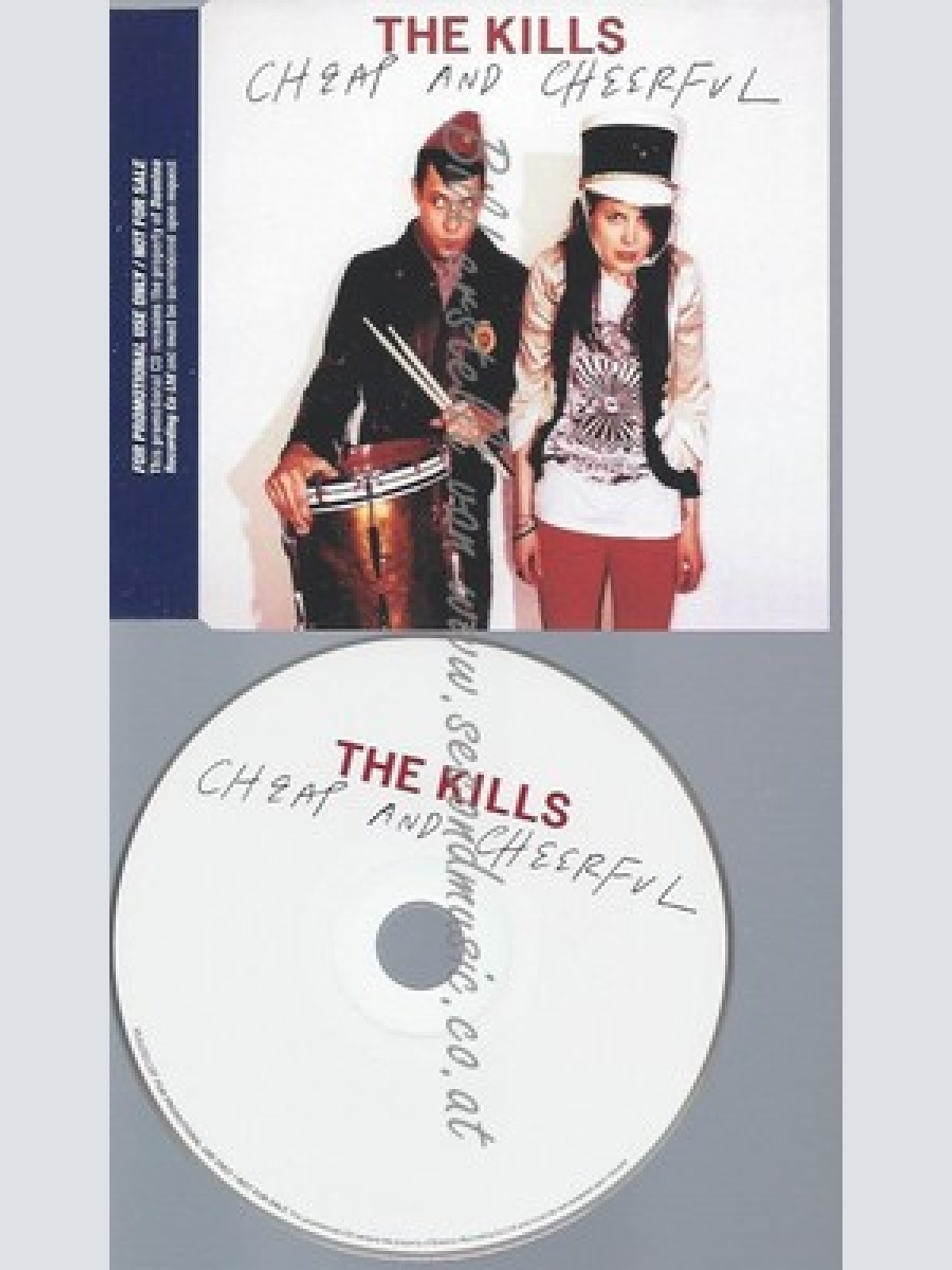 PROMO CD--THE KILLS --CHEAP AND CHERRFUL --