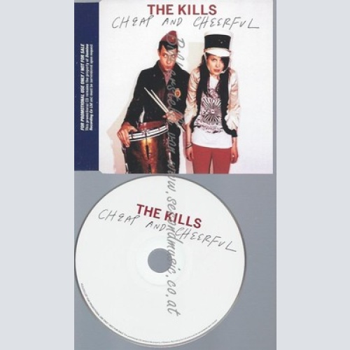 PROMO CD--THE KILLS --CHEAP AND CHERRFUL --