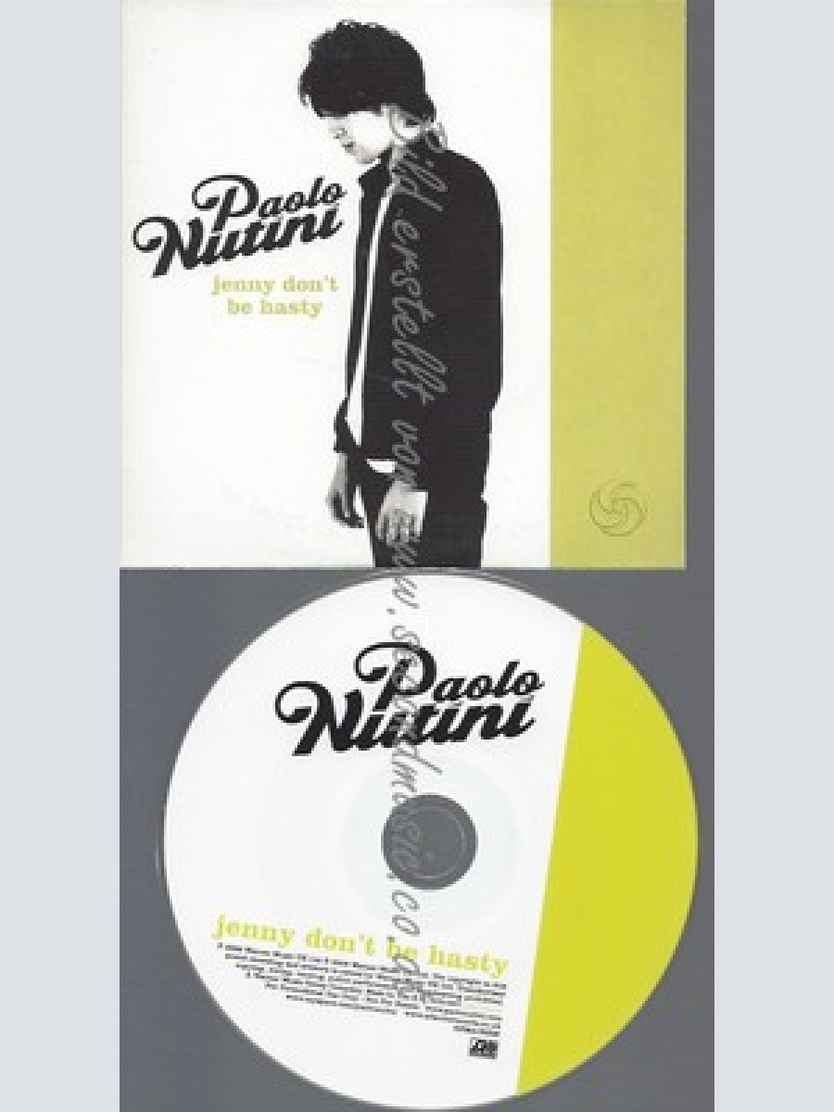 PROMO CD--PAOLO NUTINI--JENNY DONT BE HASTY--1TR