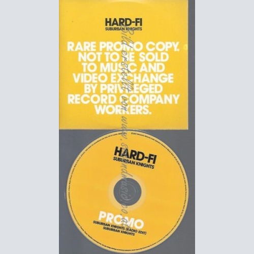 PROMO CD--HARD-FI --SURBURBAN KNIGHTS--