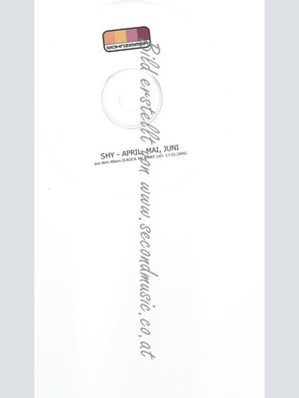 PROMO CD--SHY --APRIL MAI JUNI --WOHNZIMMER