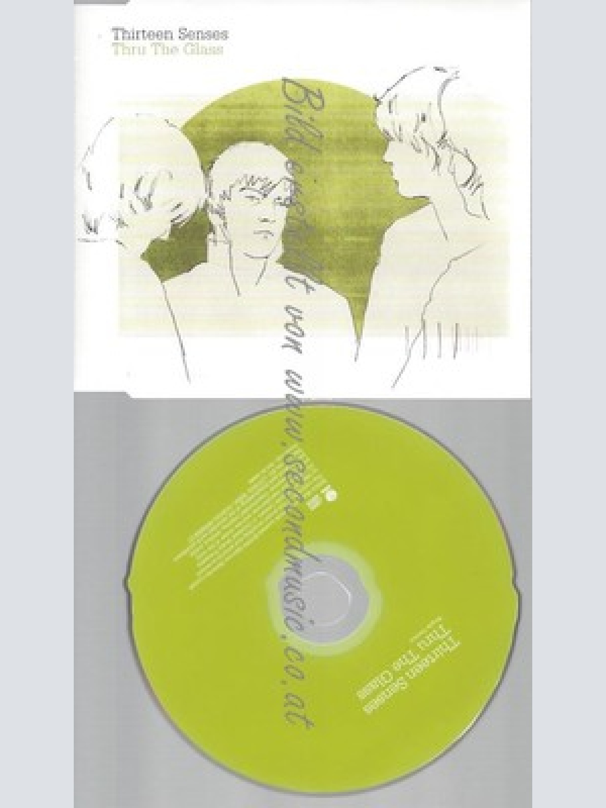 PROMO CD--THIRTEEN SENSES--THRU THE GLASS