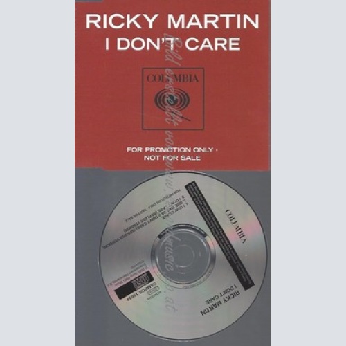 PROMO CD--RICKY MARTIN --I DONT CARE--3TR