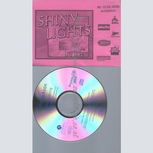 PROMO CD--JANE JACKSON --SHINY LIGHTS--2TR
