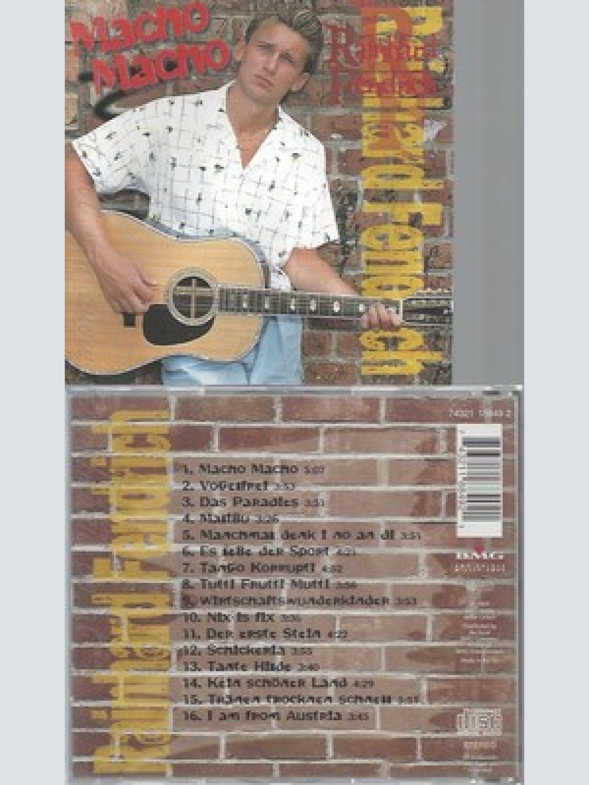 CD--RAINHARD FENDRICH -- -- MACHO MACHO