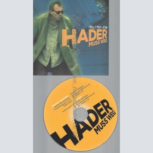 PROMO CD--ALFRED HADER-- HADER MUSS WEG--