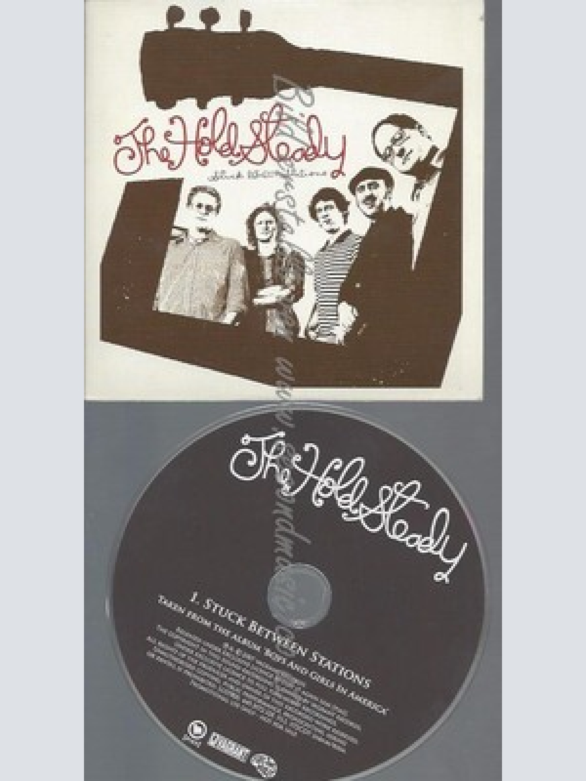 PROMO CD--THE HOLD STEADY--STUCK BETWEEN STATIONS--1TR