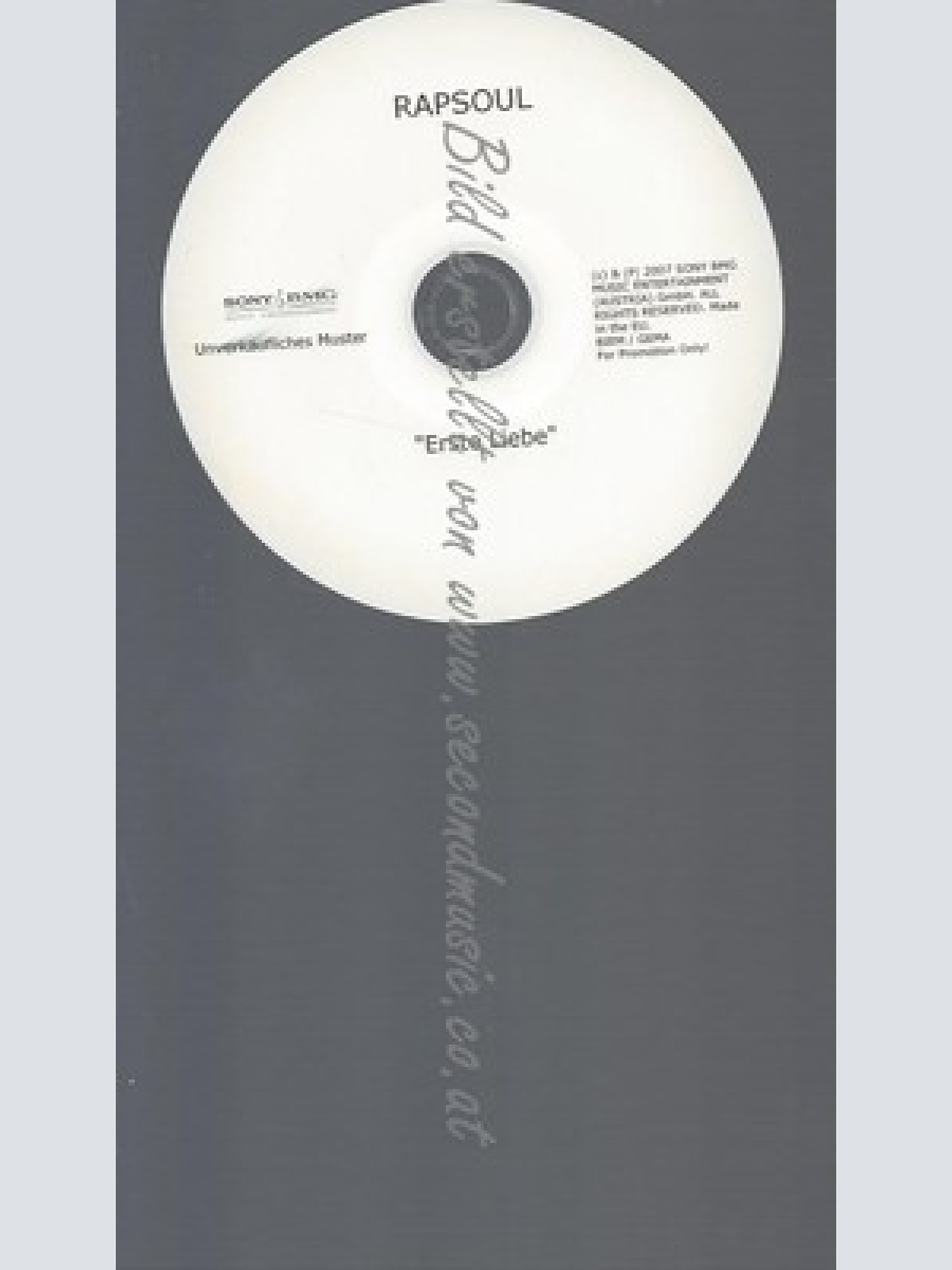 PROMO CD--RAPSOUL--ERSTE LIEBE