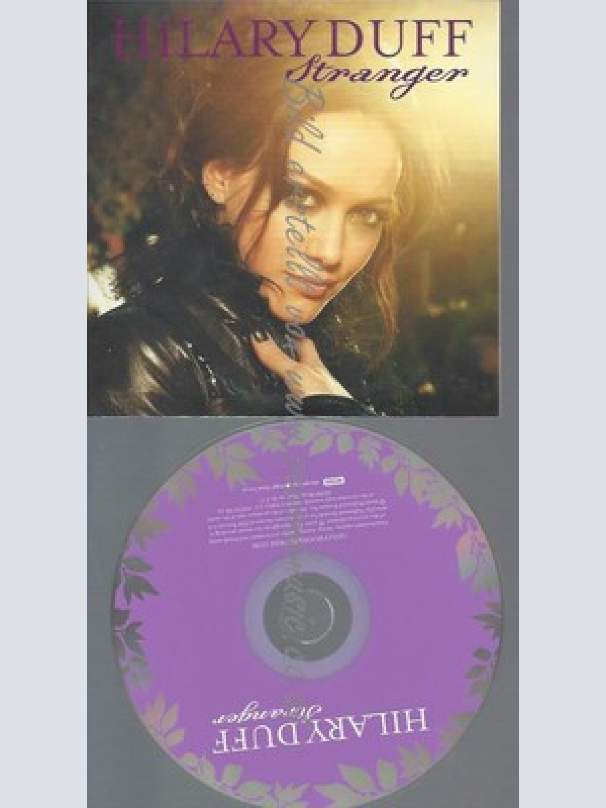 PROMO CD--HILLARY DUFF--STRANGER--1TR