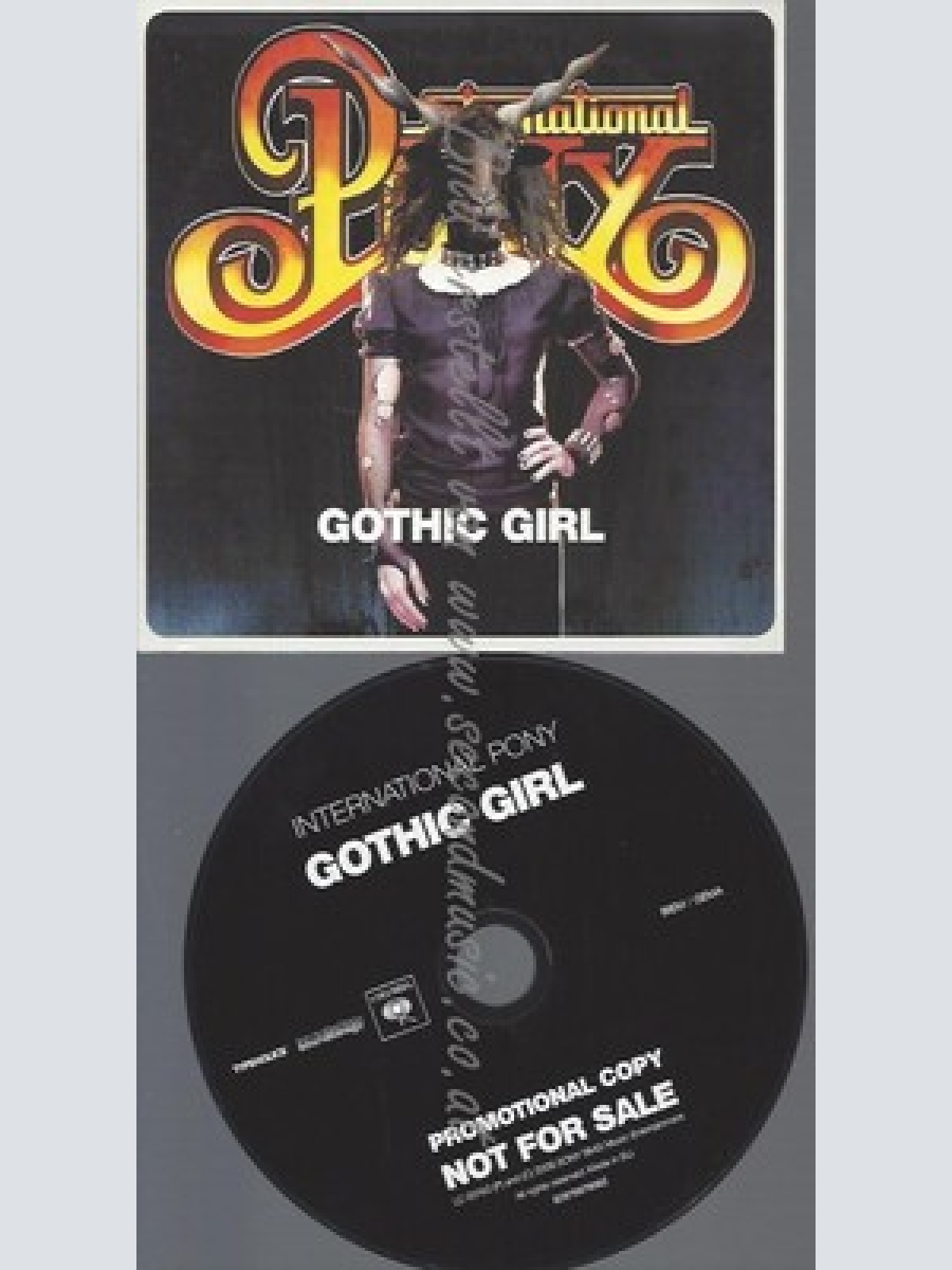 PROMO CD--INTERNATIONAL PONY--GOTHIC GIRL--5 TR