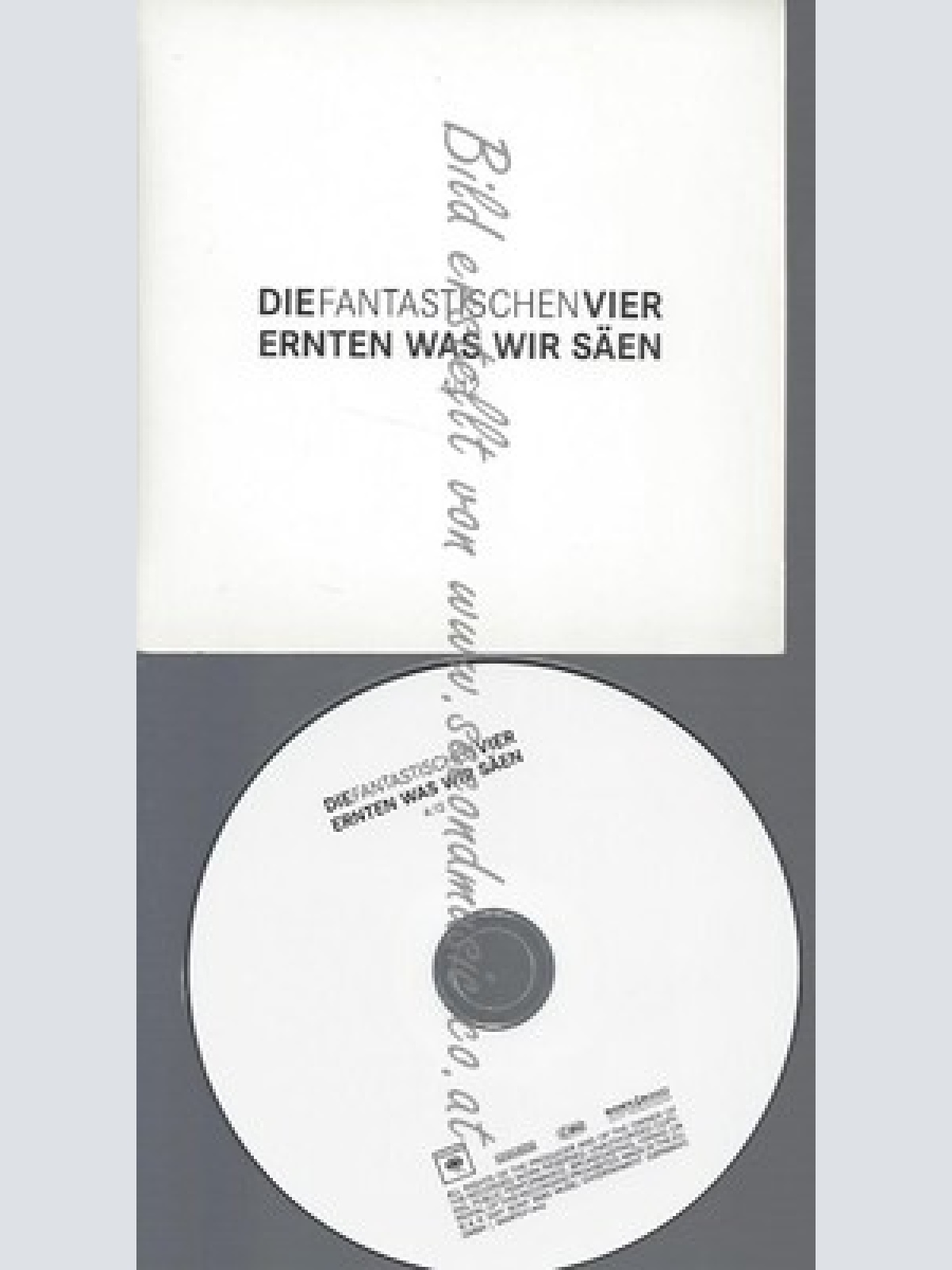 PROMO CD--DIE FANTASTISCHEN VIER--ERNTEN WAS WIR SÄEN--1TR