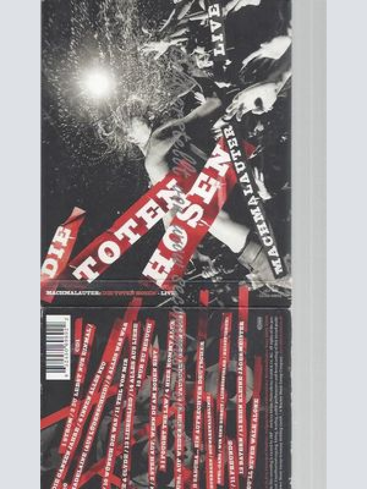 CD--DIE TOTEN HOSEN--MACHMALAUTER: DIE TOTEN HOSEN - LIVE!