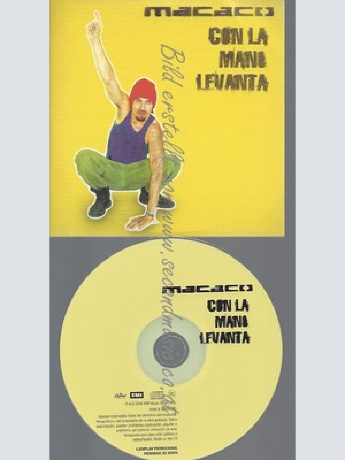 PROMO CD--MACACO--CON LA MANO LEVANTA--1TR