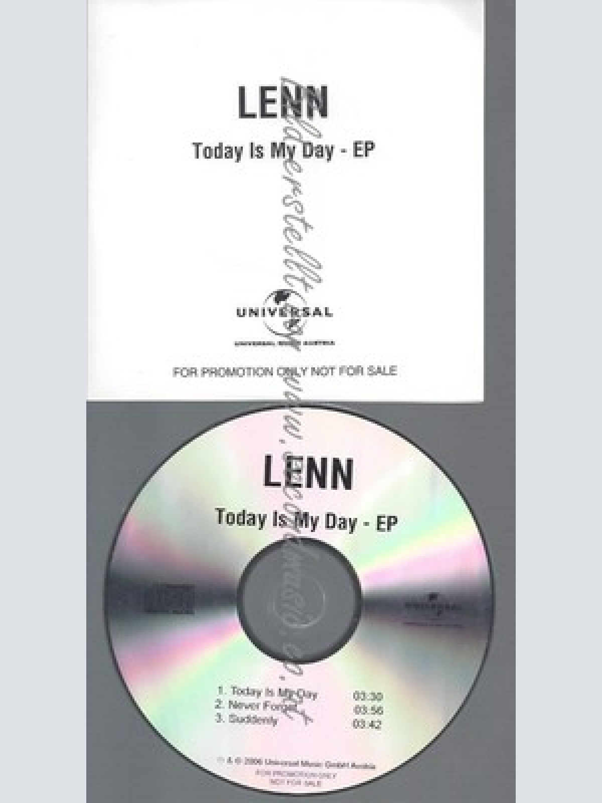 PROMO CD--LENN--TODAY IS MAY DAY--EP--3TR