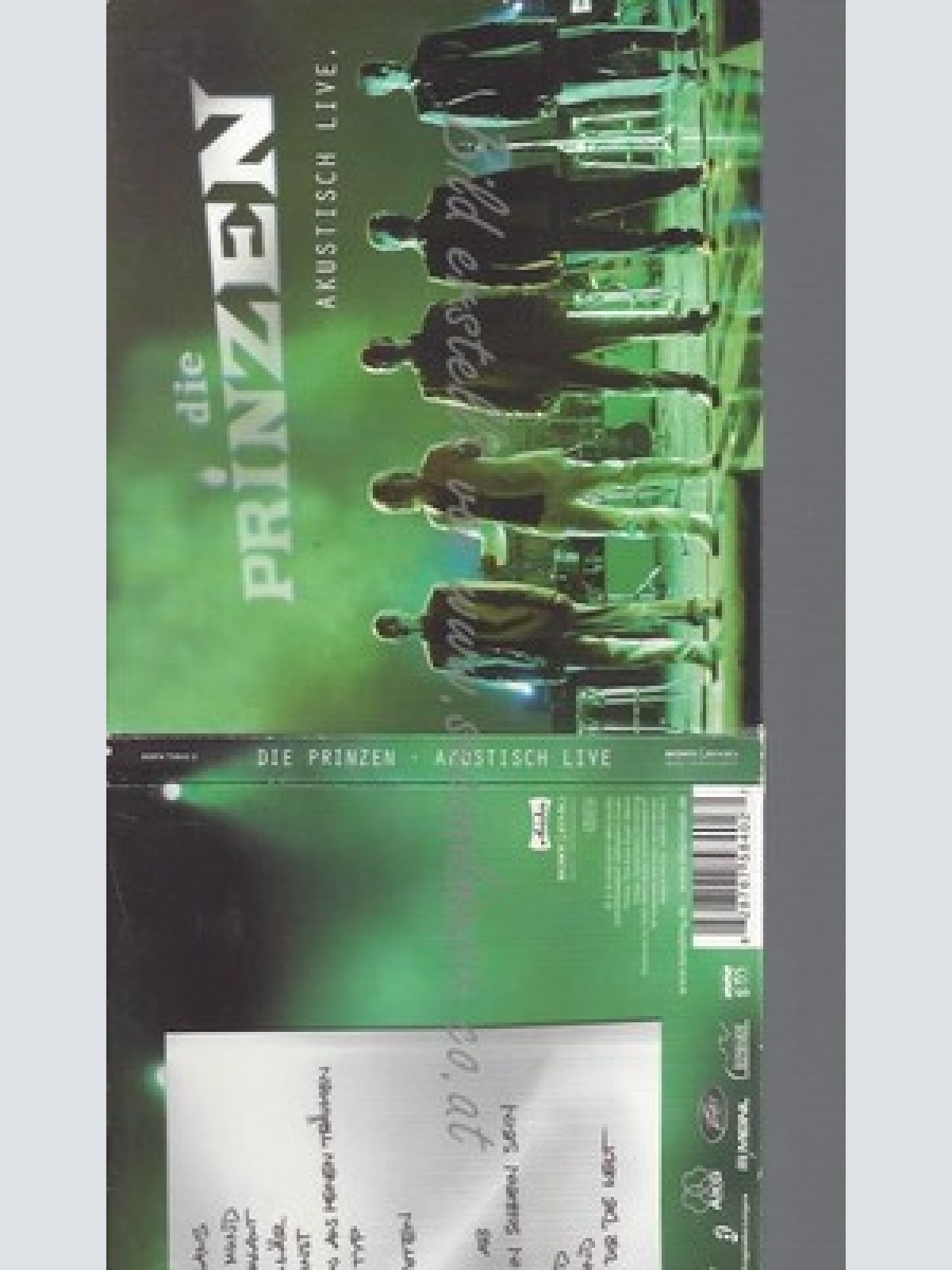 CD--DIE PRINZEN -- -- AKUSTISCH LIVE