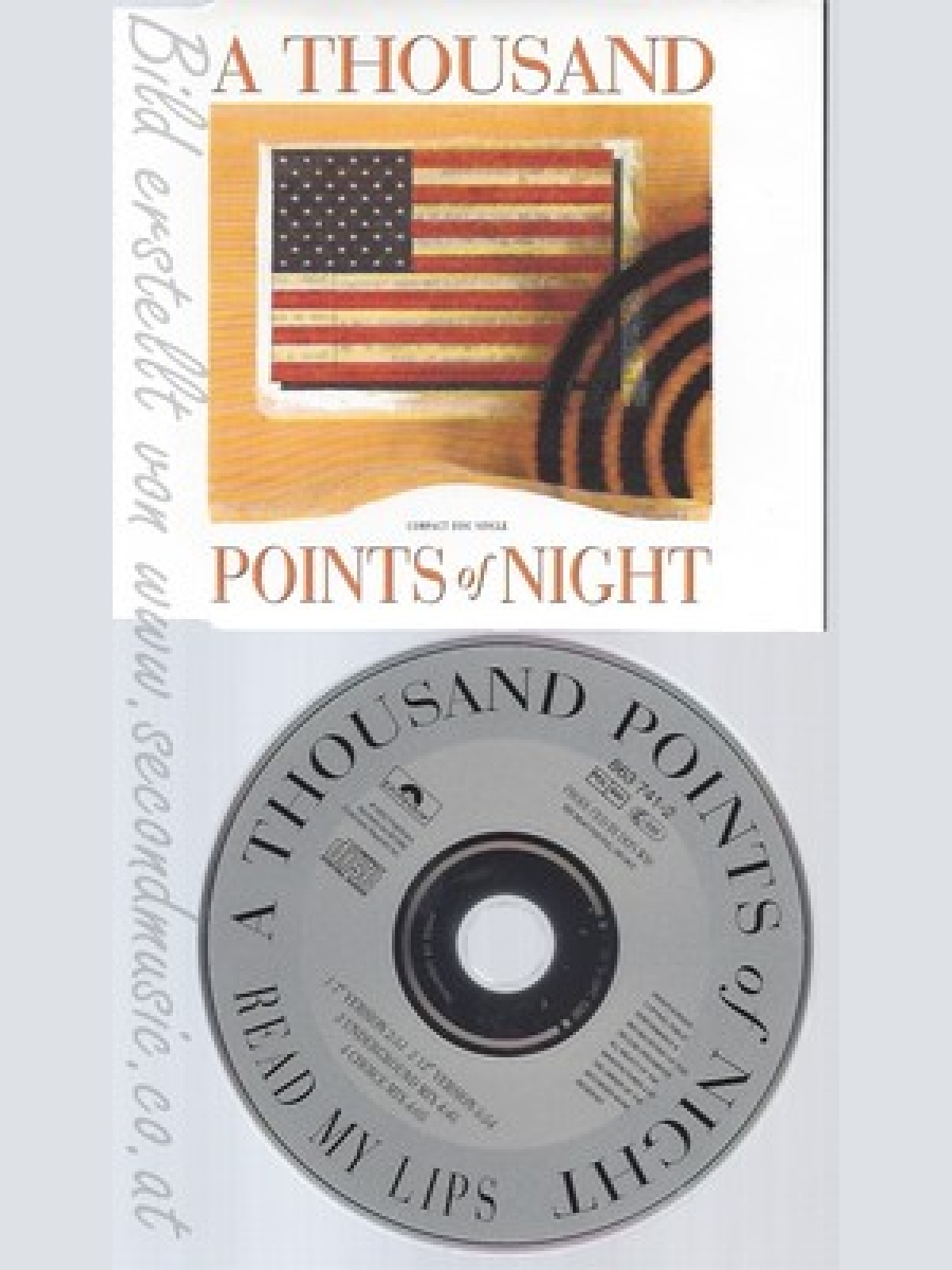 Maxi CD--NDERGROUND -2 VERSIONS EACH,  / A THOUSAND POINTS OF NIGHT - SINGLE --