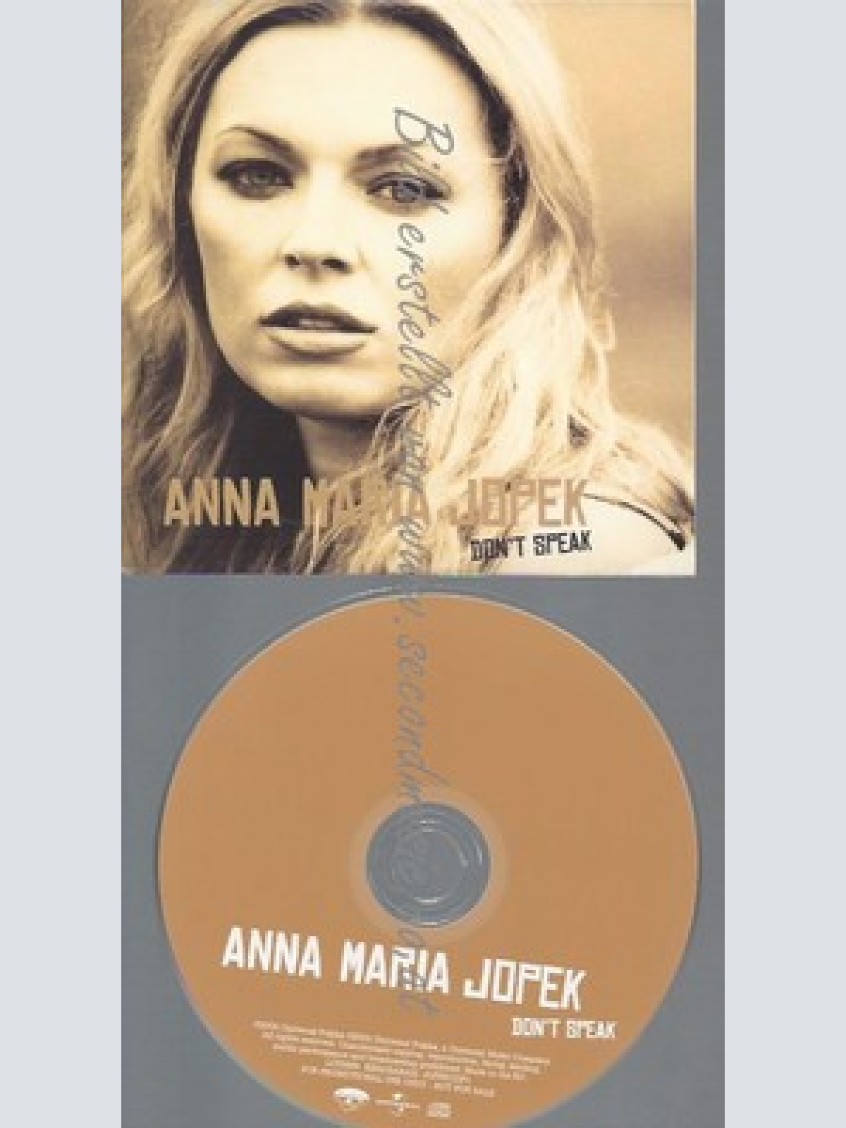 PROMO CD--ANNA MARIA JOPEK--DONT SPEAK--2TR