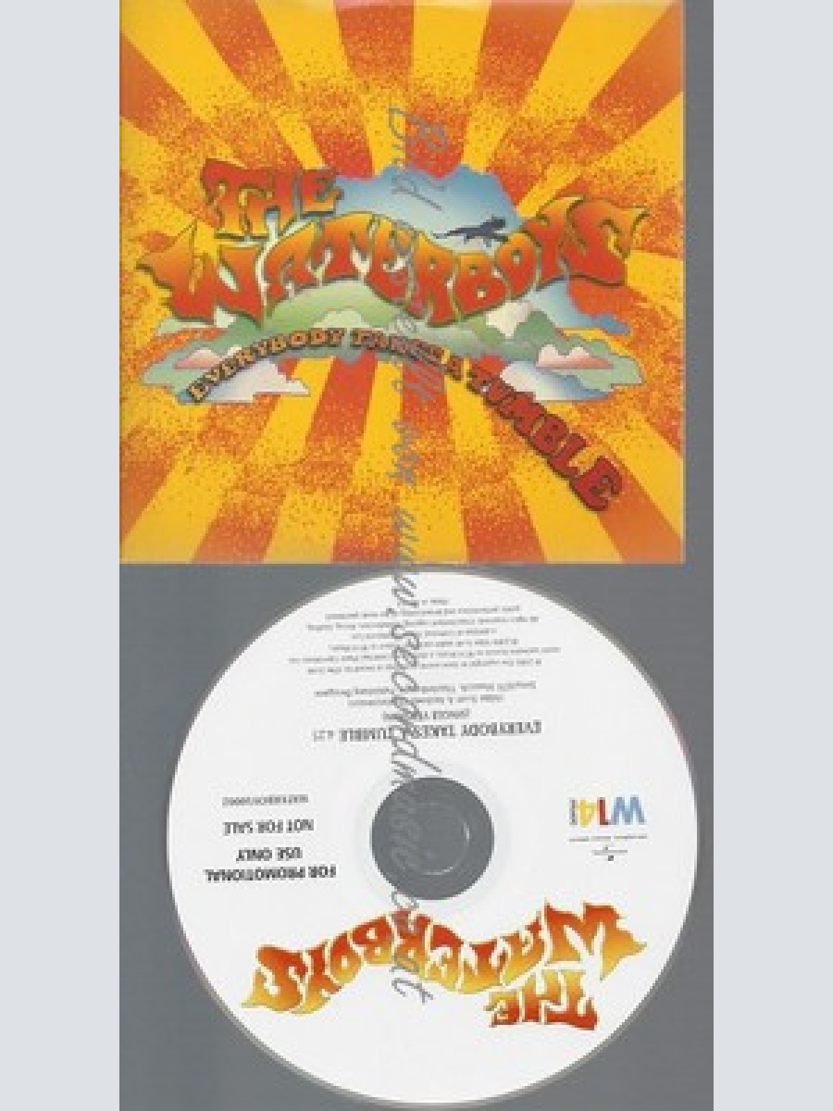 PROMO CD--THE WATHERBOYS--EVERYBODY TAKES A TUMBLE--1TR