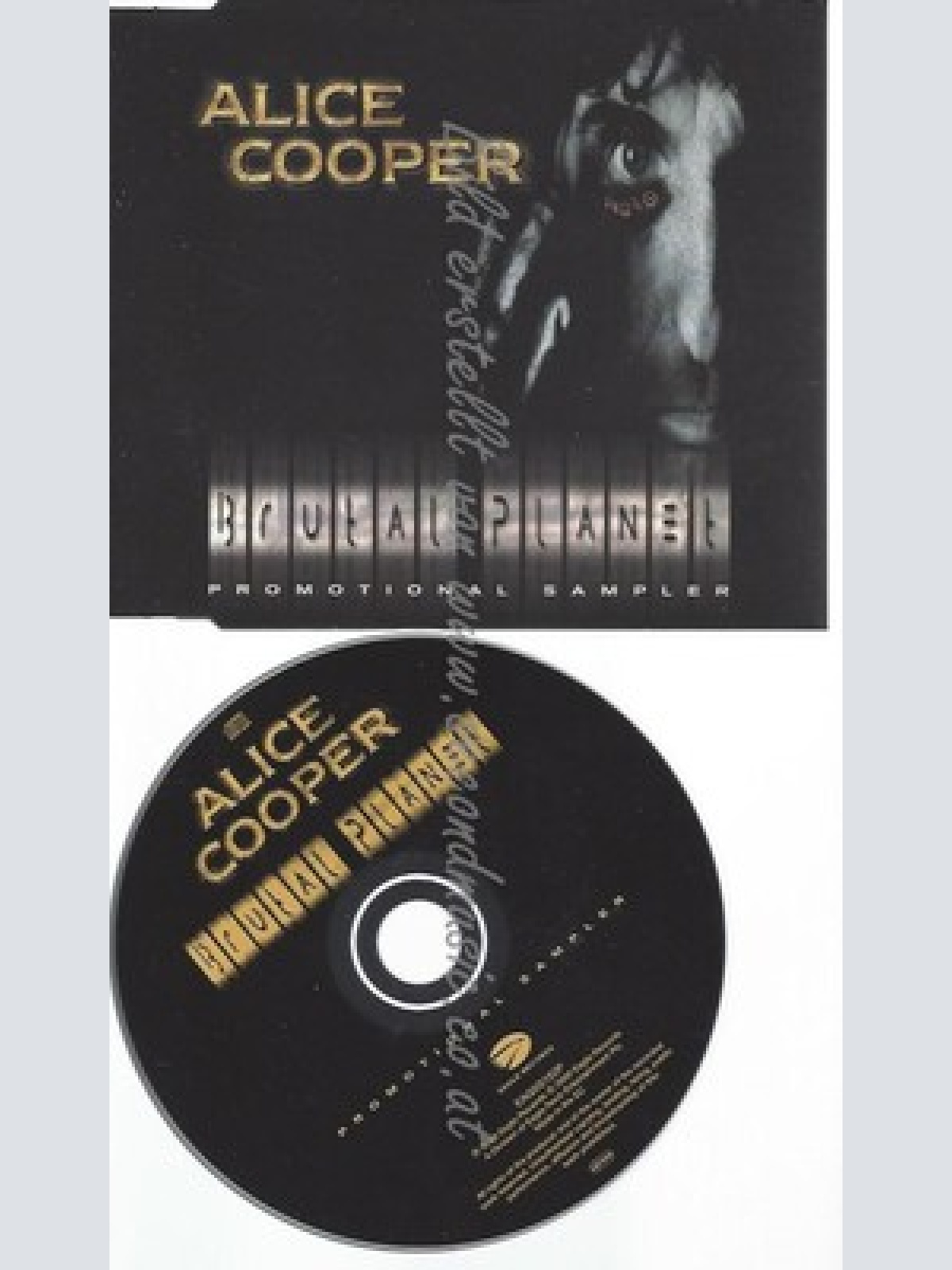 PROMO CD--ALICE COOPER-- BRUTAL PLANET-- 3TR