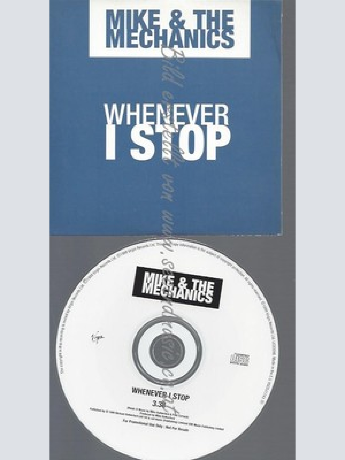 PROMO CD--MIKE & THE MECHANICS--WHENEVER I STOP----1TR