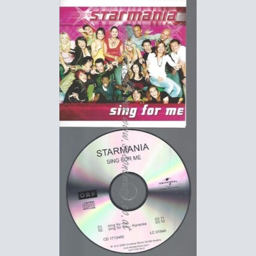 PROMO CD--STARMANIA--SING FOR ME--2TR