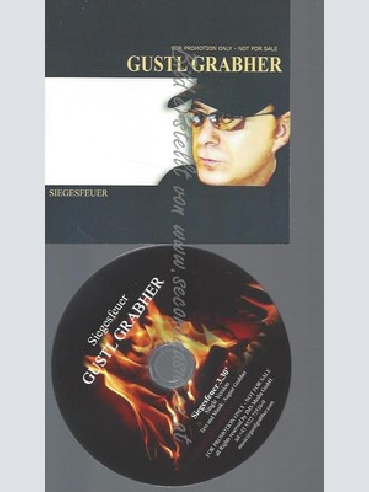PROMO CD--GUSTL GRABHER --SIEGESFEUER--1TR